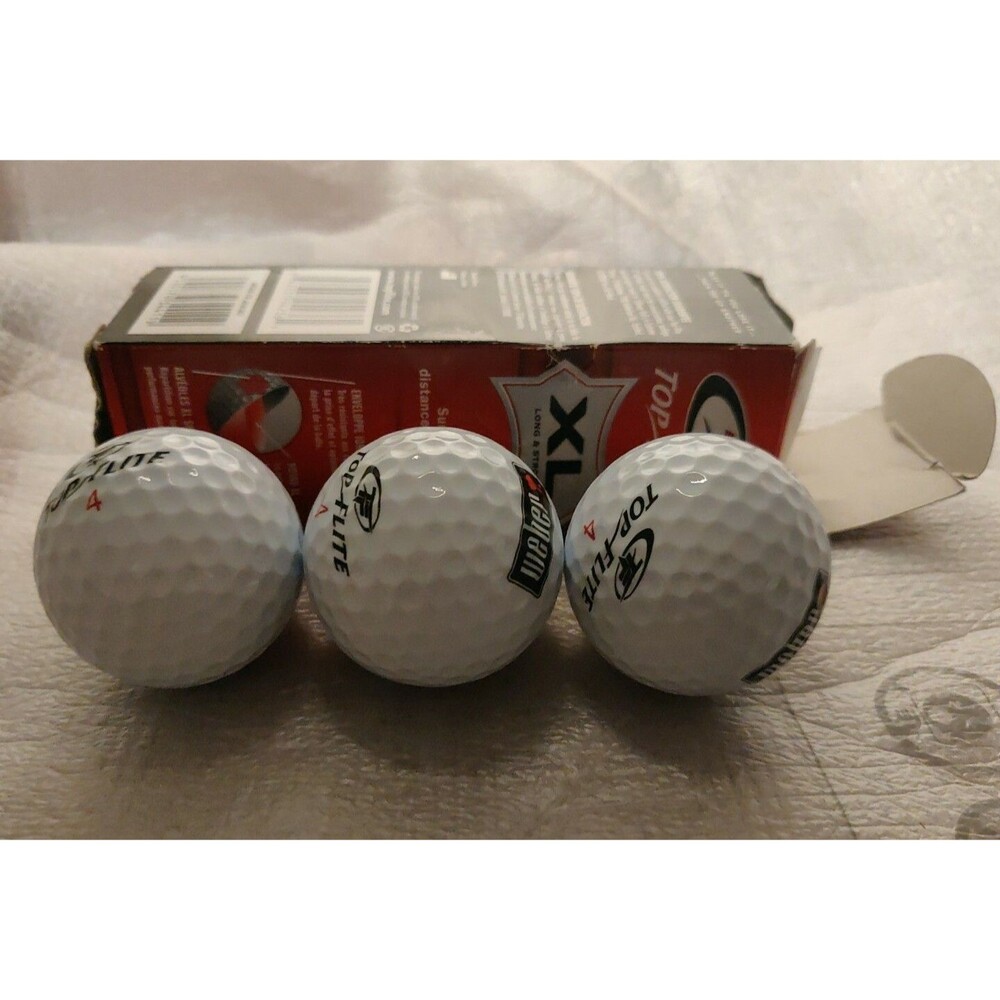 Pack Of 3 Golf Balls Top Flite XL Long And Strong Distance
